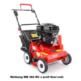 WEIBANG WB 384 RB – benzínový travní provzdušňovač s košem